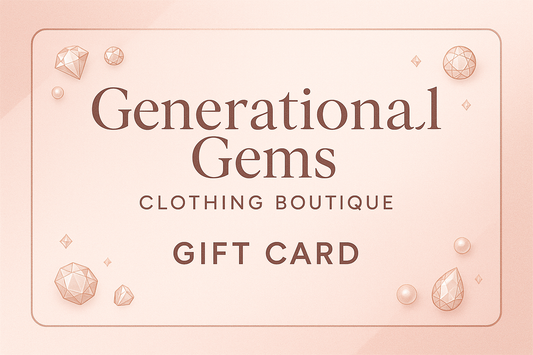 Generational Gems pink general gift card